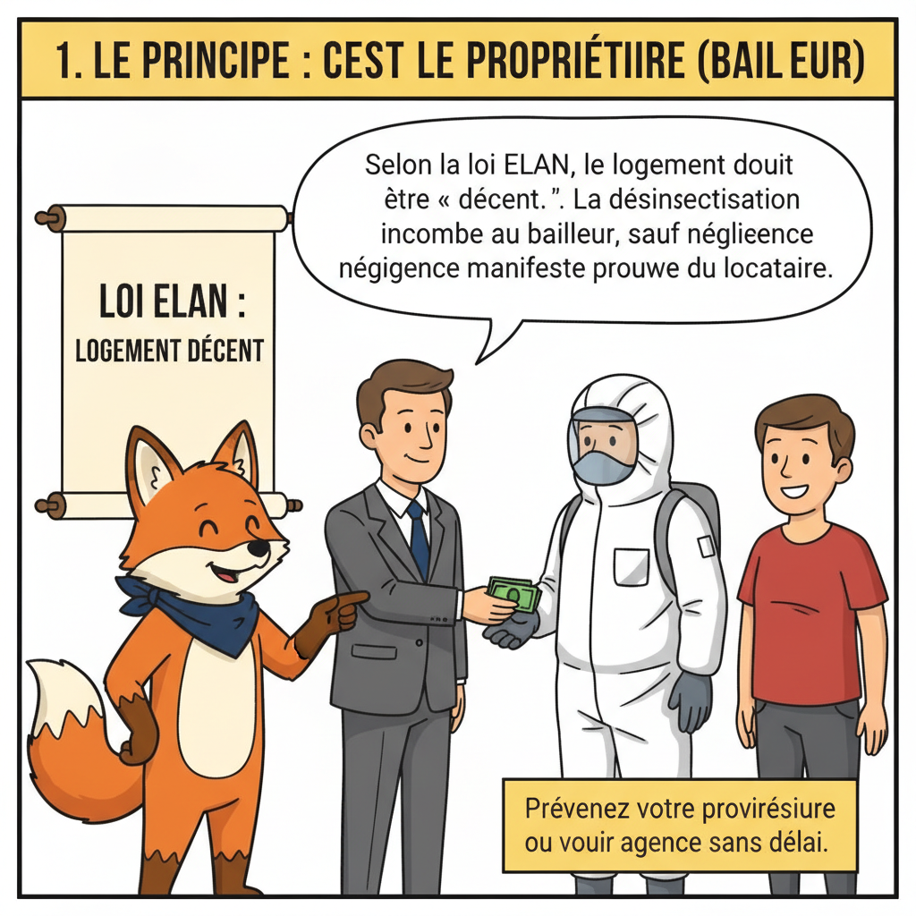 1. Le principe : c'est le propriétaire (bailleur)